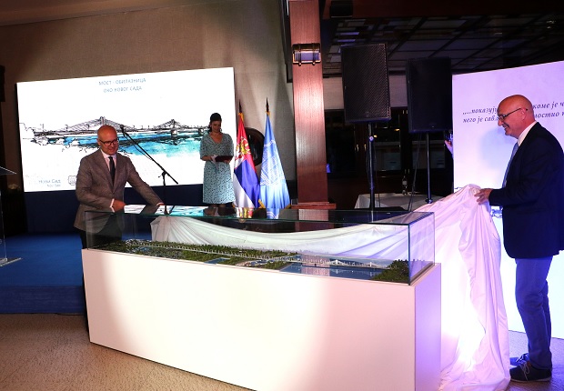 Представљена макета новог новосадског моста преко Дунава: Пројекат од националног значаја